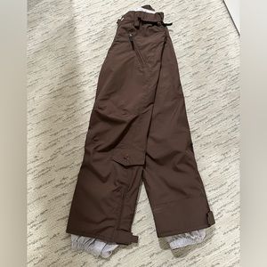 Brown snow pants